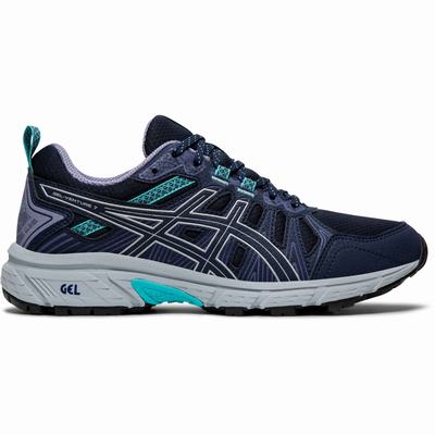 Asics Gel-Venture 7 - Naisten Juoksukengät - Mustat/Hopea